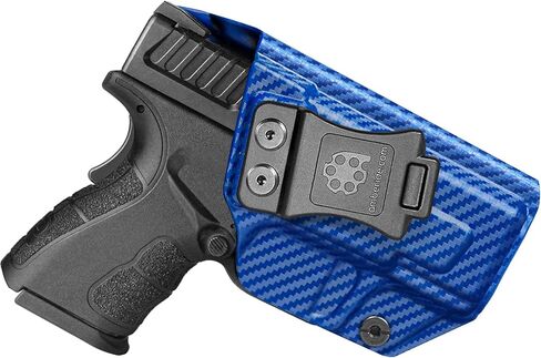 Amberide XD Mod.2 IWB Holster، Kydex-Boltaron داخل حزام الخصر المناسب Springfield XD Mod.2 3 بوصة صغير الحجم 9 مم/.40، احتفاظ آمن، سحب سريع، 0-30 درجة غير قابلة للتعديل in Kuwait