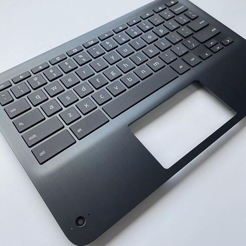 New Replacement for HP Chromebook X360 11 G3 EE Laptop Upper Case Palmrest Non-Backlit Keyboard Assembly Part with Non-WFC Hole L92214-001 Black in Saudi Arabia