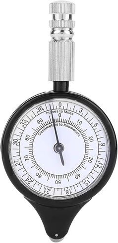 Map Distance Measuring Tool, Map Compass Small Outdoor Scale Mileage Odometer Metal Wheel Map Wheel Distance Measuring Tool, for Traveling Camping Fishing Climbi in Saudi Arabia