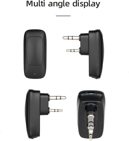Baofeng Wireless Programming Cable Alternative, BT-1AD Bluetooth Adapter for UV-5R BF-888S UV-82 GT-3, Two Way Radio Programmer via iOS & Android App, No PC Driver Needed (K-Plug) in Saudi Arabia