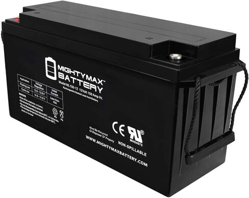 Mighty Max Battery 12V 150AH SLA Battery Replaces Mastervolt AGM-SL Slimline 12/150 in Saudi Arabia