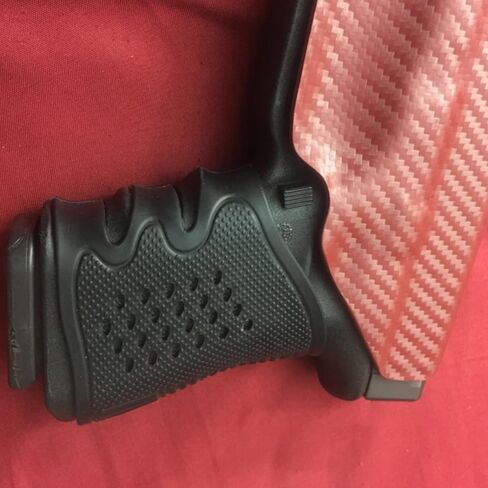 Tactical Pistol Holster Rubber Grip Glove Sleeve for Glock 17 19 20 21 22 23 25 31 32 34 35 37 38 41 in Saudi Arabia