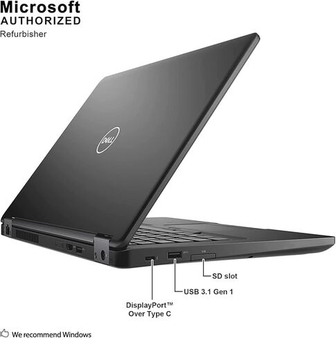 Dell Latitude 5490 14 بوصة FHD (1920 x 1080) شاشة الكمبيوتر المحمول Intel Core i7-8650U @ 1.90 جيجا هرتز 16 جيجا بايت رام 512 جيجا بايت SSD Intel UHD Graphics 620 Windows 11 Pro (متجدد) in Kuwait