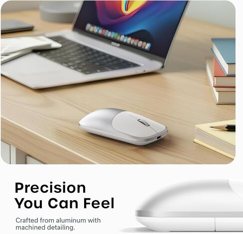 Satechi Slim EX3 Full-Size Wireless Keyboard with Numpad & Slim EX Wireless Mouse - Silver in Saudi Arabia