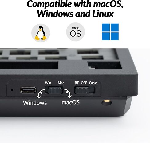 Keychron Q8 Pro QMK/VIA Programmable Custom Mechanical Keyboard, Wireless Bluetooth/Wired, 65% Alice Layout Ergonomic, Hot-Swappable, RGB Backlit Aluminum for Mac Windows Linux-Barebone Version in Saudi Arabia