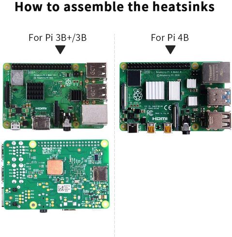 GeeekPi Acrylic Case for Raspberry Pi 4 Model B & Raspberry pi 3 Model B+, Pi Case with Cooling Fan and 7PCS Heatsinks for Raspberry Pi 4 Model B/Pi 3B+/ Pi 3B/ 2B (Clear) in Kuwait