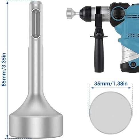 Easy To Install Disassemble Carbon steel Silver Wide Compatibility Ground Rod Driver Cap Steel Hammer SDS Plus Pad Tool in Saudi Arabia