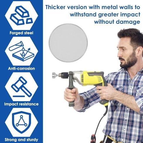 Easy To Install Disassemble Carbon steel Silver Wide Compatibility Ground Rod Driver Cap Steel Hammer SDS Plus Pad Tool in Saudi Arabia