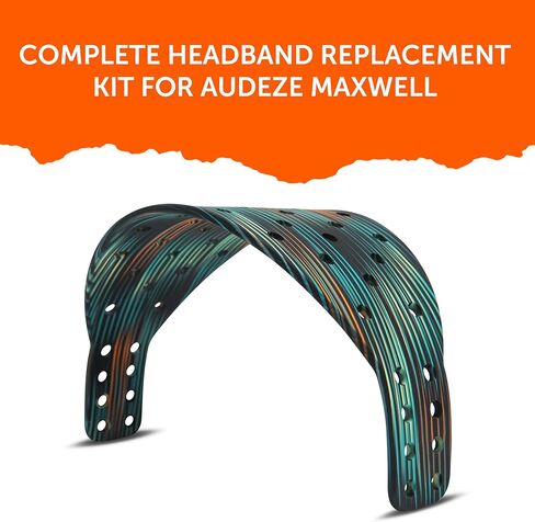WC Mod Kit Maxwell V2 - وسادات أذن من جل التبريد + عصابة رأس واسعة جدًا من السيليكون متوافقة مع Audeze Maxwell Xbox وPS5 من Wicked Cushions | تبريد بالتجميد وراحة معززة | المحاكاة in Saudi Arabia