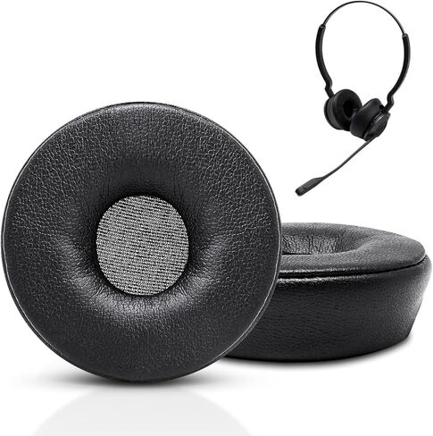 استبدال وسائد الأذن Engage 75 - غطاء وسائد الأذن لسماعات Jabra Engage 55 65 75 ستيريو مع رغوة الذاكرة، غير مناسب Engage 50/Engage 55/65/75 Mono in Saudi Arabia