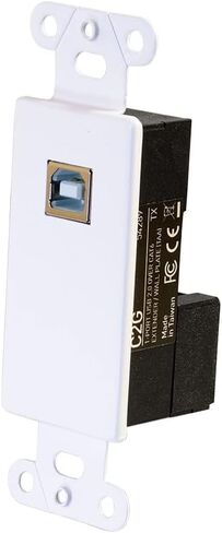 C2G 1-Port USB 2.0 Over Cat6 لوحة الحائط إلى موسع الصندوق - حتى 150 قدمًا in Saudi Arabia