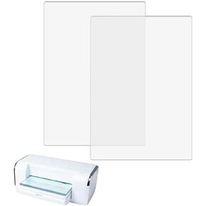 2Pcs/1 Pair Cutting Pads Compatible with BSP & BS Switch Plus Die Cutting Machine,Clear Polycarbonate Plastic Cutting Plates,Pads Die Cutting Plates for Embossing Crafting （12 3/4 x 8 3/4 x 1/8 inch）