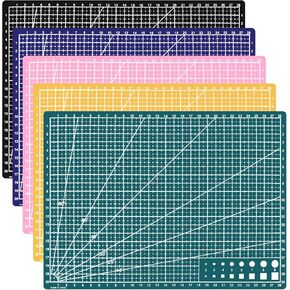 5 قطع من سجادة القطع الحرفية مقاس A4 مقاس 9 × 12 بوصة من Butterfunny لاستنسل قصاصات الورق من Cricut Art Hobby Craft (5 ألوان) in Kuwait