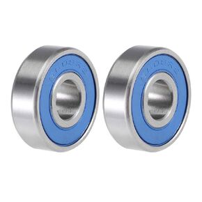 uxcell S608-2RS Deep Groove Ball Bearings 8mm x 22mm x 7mm Double Sealed 440C Stainless Steel 10pcs