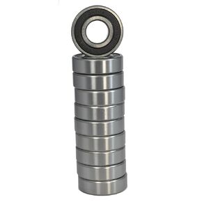 (10 Pack) QBBC 1/2"x1-3/8"x7/16" C3 Premium Sealed Radial Ball Bearing Compatible with 1621-2RS