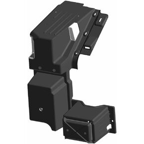 Polaris RZR Panel Divider, Rear, Left, Gloss Black, Genuine OEM Part 5437395-070, Qty 1