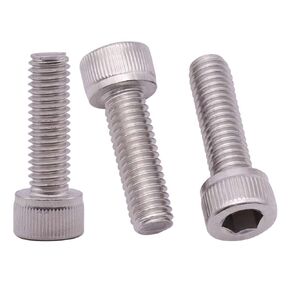 1/4"-20 x 3/4 inch Stainless Socket Head Cap Screws, 304 Stainless Steel 18-8, Allen Hex Drive, Full Thread Coverage, 30 Pack