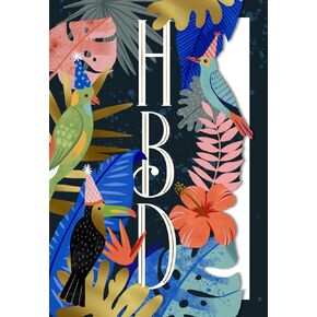 Hallmark Signature Birthday Card (Seashell Birthday Cake)