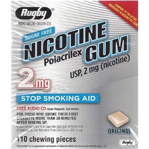 NICOTINE GUM 2 MG KIT ***RUG Size: 110