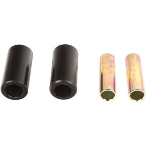 Rugged Ridge | Suspension Leaf Spring Shackle Bushing Kit, Black | 1-805BL | Fits 1955-1975 Jeep CJ