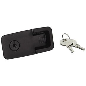 Southco 62-42-251-2 Black Powder Coated Lift and Turn Compression Latch, Adjustable Grip