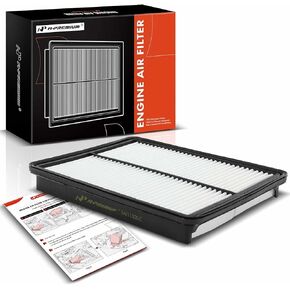 A-Premium Engine Air Filter Compatible with Hyundai Santa Fe, Santa Fe Sport, Santa Fe XL & Kia Sorento, 2013-2019, 2.0L 2.4L 3.3L, Rigid Panel, Replace# 281132W100