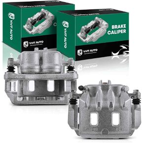 YHTAUTO Front Side Disc Brake Calipers with Bracket Replacement for Subaru Outback 2000, Forester 1998-2002, Impreza 1998-2001, Legacy 1997-2002, Front Driver and Passenger Caliper Assembly Set of 2