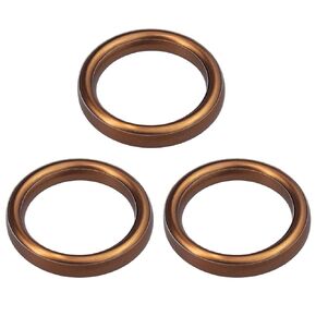 Amavoler 3 Pcs Pit Dirt Bike Exhaust Crush Gasket 32x24.5mm Aftermarket Replacement Parts Fit for 50cc 110cc 125cc 140cc 150cc 160cc Dirt Pit Bike Go Kart ATV Dune Buggy Motorcycle.