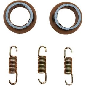 Exhaust Gasket & Spring Kit Compatible with Arctic Cat 300 2X4 1998-2003 300 4X4 1998-2005 300 4X4 MRP 2004 250 2X4 1999-2005 250 4X4 2001-2005 D190