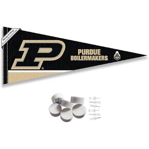 Purdue Boilermakers Pennant Flag and Wall Tack Mount Pads
