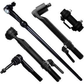 SCITOO 5-PC SET Suspension Kit For Ford for F-250 Super Duty for F-350 Super Duty Outer Tie Rod End,Tie Rod Adjusting Sleeve,Tie Rod End At Pitman Arm