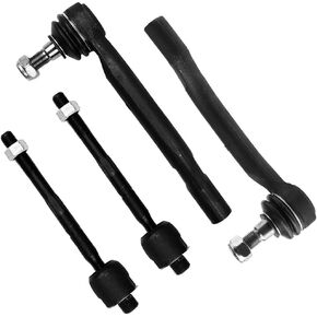 SCITOO 4-PC SET Suspension Kit For Acura MDX For Honda Pilot Inner Tie Rod End,Outer Tie Rod End