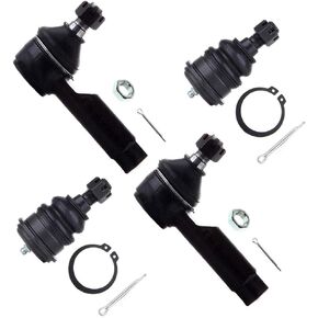 SCITOO 4-PC SET Suspension Kit For Nissan Maxima Lower Ball Joint,Outer Tie Rod End