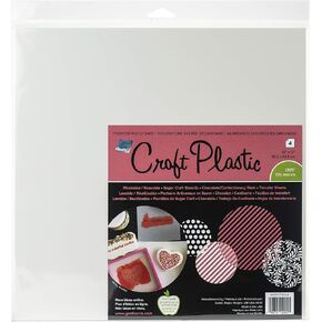 GRAFIX Frosted Foodsafe Craft Plastic Sheets 12"X12" 4/Pkg 005, 12 x 12 in Kuwait