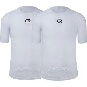 Coconut Ropamo CR 2 Pack Men's Cycling Base Layer Vests Quick Dry Bike Tank Top Breathable Bike Riding Undershirt