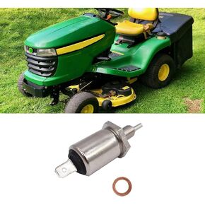 munirater Fuel Shut Off Solenoid Replacement for John Deere Kawasaki Replace 21188-2011 & M138477 X475 Mower