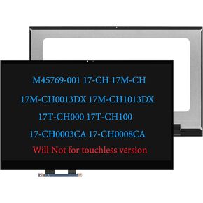 M45769-001 17.3" Screen Replacement For HP Envy 17-CH 17M-CH 17M-CH0013DX 17M-CH1013DX 17-CH0003CA 17-CH0008CA 17-CH0010CA 17-CH0011NR 17T-CH000 17T-CH100 LCD Touch Screen Display Digitizer (No Frame)