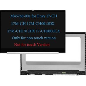 M45769-001 17.3 "شاشة بديلة لـ HP Envy 17-CH 17M-CH 17M-CH0013DX 17M-CH1013DX 17-CH0003CA 17-CH0008CA 17-CH0010CA 17-CH0011NR 17T-CH000 17T-CH100 LCD تعمل باللمس محول الأرقام ( لا الإطار) in Kuwait