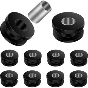 TDZ 10pcs M8 Rubber Grommets，rubber + steel lining buffer washer，For Motorcycle fairing, windshield, hard saddle bag bracket mounting, and many other uses
