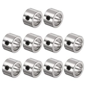 uxcell 10pcs Set Screw Collars 12mm Bore Shaft Collars, 18mm OD, 12mm Width, Landing Gear Stopper Wheel Collar