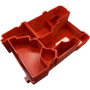 Generic Jonah Pope Design 3d Printed Insert for M12 Cut Off Tool and Packout Organizer (Insert only) (Black)