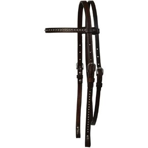 تك شاك أوكالا - دائرة Y سبوت أكسنت بروباند هيدستال، جلد هيدستال، هيدستال، حاجب هيدستال، ويسترن هيدستال، لجام غربي، لجام، رأس حصان in Kuwait