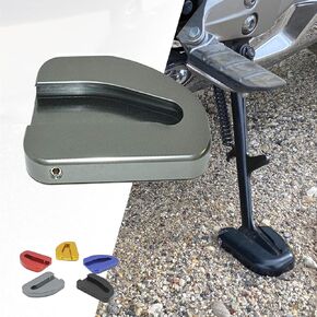 Motorcycle Kickstand Pad Kick Stand Extension Foot Pad Support Plate Foot Side Stand Enlarger for Goldwing GL1800 F6B 2002-2014 2016-2017(Black)