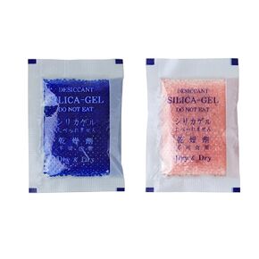 Dry & Dry 5 Gram [40 Packets] Blue Indicating(Blue to Pink) Silica Gel Packets Desiccant Moisture Absorbers - Rechargeable Silica Packets, Silica Gel, Silica Gel Packs