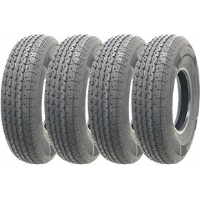 Free Country Set of 4 Heavy Duty Trailer Tires ST205/90R15 (7.00R15)10 PR load range E
