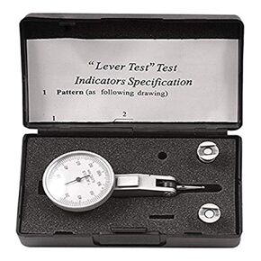 HHIP 4400-1014 Metric Dial Test Indicator, 0-02 mm Range, 0.02 mm Graduation