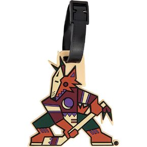 Desert Cactus Arizona Coyotes Team NHL National Hockey League Luggage Tag Bag (PVC New Logo)