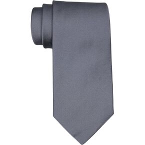 Brooks Brothers Made in New York Satin Solid Gray Luxury Tie