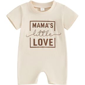 Aunties Bestie Baby Clothes Gender Neutral Baby Boy Girl RomperJumpsuit Infant Summer Letter Print Short Jumpsuit