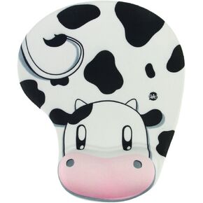 Cartoon Wrist Protected Personalized Computer Decoration,Ergonomic Design Memory Foam, Gel Mouse Pad/Wrist Rest(Cow Style)